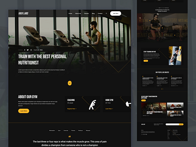 Fitness Landing Page