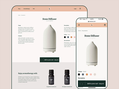 Responsive Website Design animation designconcept desktop ecommerce figmadesign interaction design minimalistic mobileweb responsive design user interface design userinterface webdesign