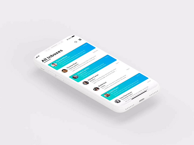 Email Client | Mobile App | iOS adobexd animation application archive delete edit email app emailcliect emails ios mobile motion read swipe xddailychallenge
