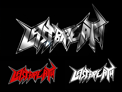 Thrash Metal Style Logo branding design graphic design logo typography vector