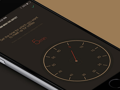Coffee app timer