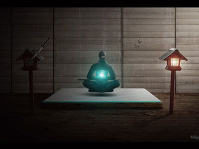 meditator ninja meditator ninja photomanipulation radziu shuriken tutninja