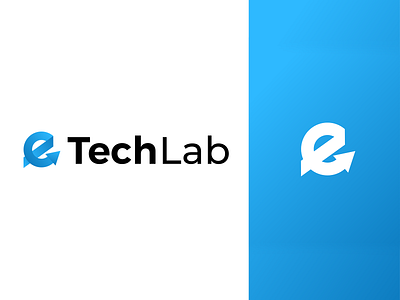 eTechLab Logo Design brand company logo e elogo lab logo logo logo design new logo tech logo techlablogo