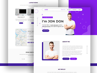 Epic Portfolio Challenge 2019 challenge 2019 portfolio template ui uidesign webdesign