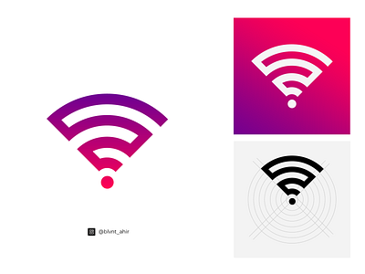 wifi logo design idea app branding company logo icon internet logo logo design minimalist logo new logo symbol wifi