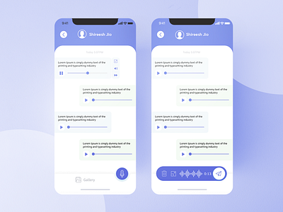 Voice Chat App UI Design Figma audio chat chat app figma mobile text translate ui uidesign uiux