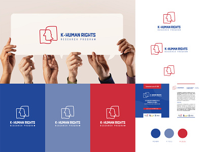 K-HUMANS RIGHTS branding design graf graphic design logo vector
