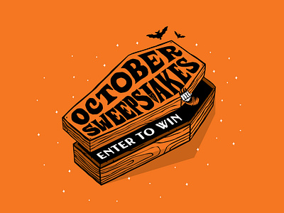 October Sweepstakes Lettering Concept II, 2022