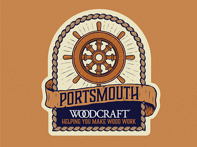 Woodcraft of Portsmouth Sticker