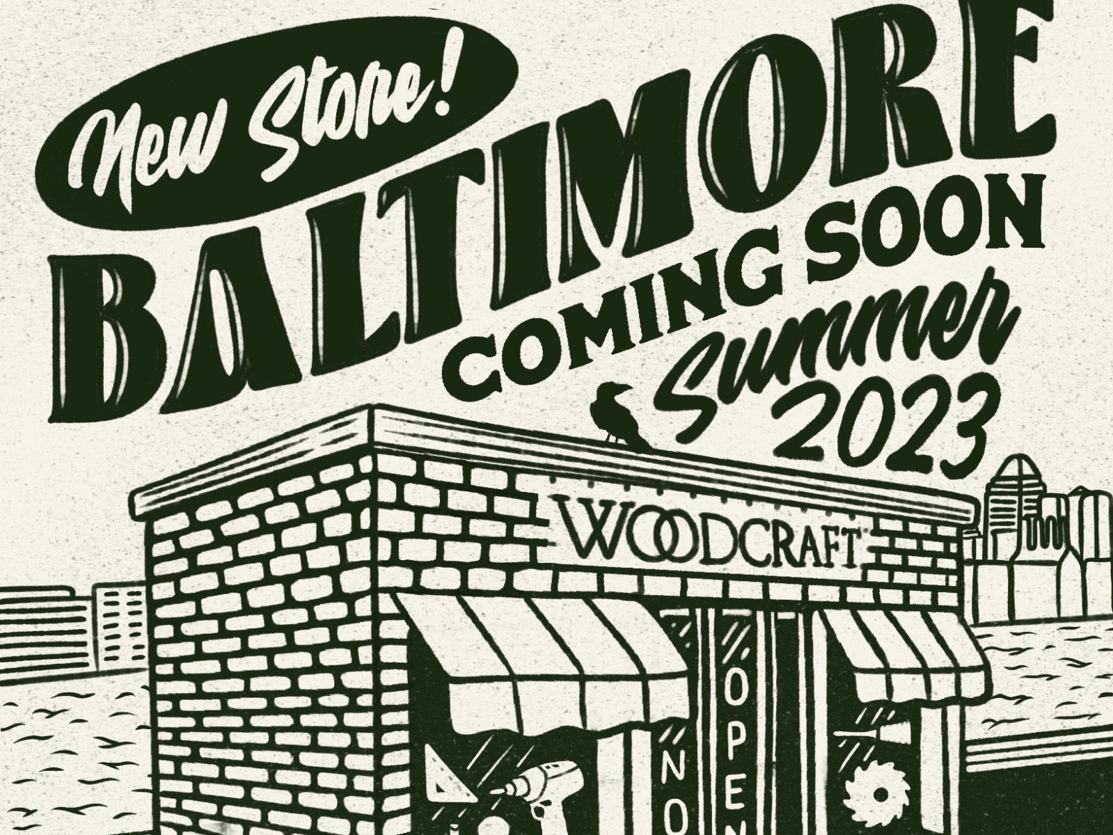 Woodcraft New Store, Baltimore by Jessica Green on Dribbble