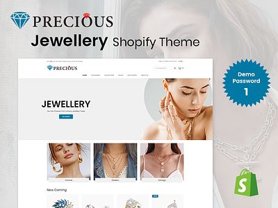 Precious Jewellery Shopify Theme shopify shopify template template theme