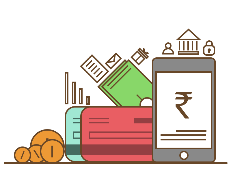 Mobile Banking Illustration ux design user research user experience usability study mobile illustration graphic design finance case study app