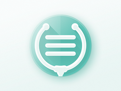 "Prescreva Facil" app icon app doctor icon logo medical medicine stethoscope