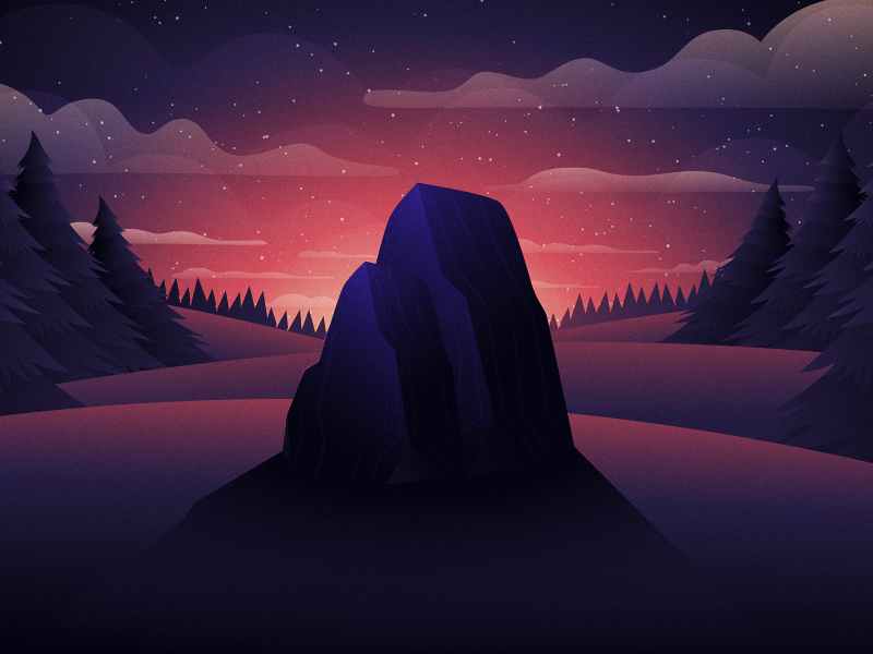 The Rock by Felipe Santos on Dribbble