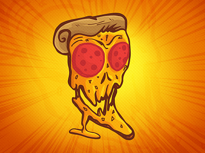 Monster Pizza food monster pizza zombie