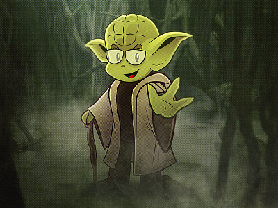Nerdinho Yoda jovem nerd nerdstore star wars yoda