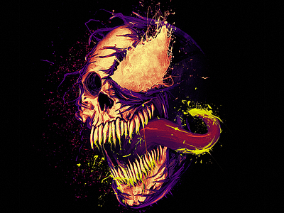 We Are Skull alternative version illustration jovem nerd nerdstore venom
