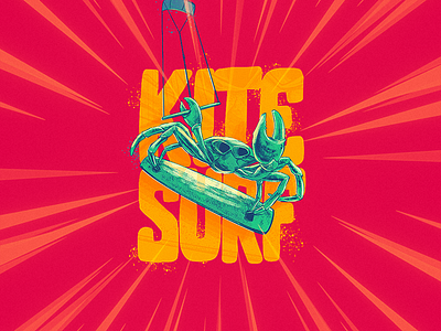 Kite Surf illustration kitesurf surf