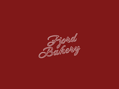 Fjord Bakery | Branding bakery branding cafe coffe fjord food graphic design logo norway