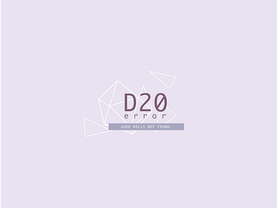 D20 Error: Logo