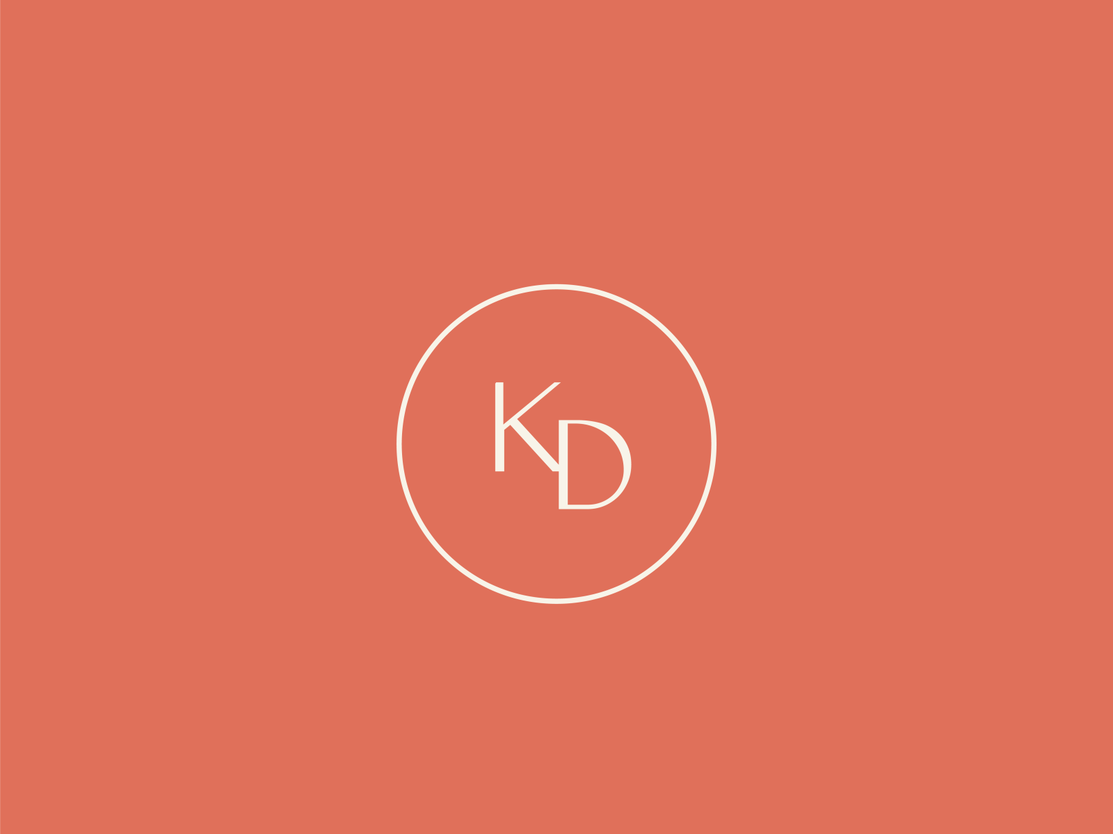 KD Logo Mark by Izzy Chan on Dribbble