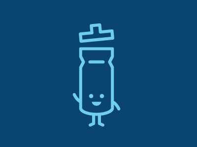 water bottle bottle character cute icon illustration vector water bottle