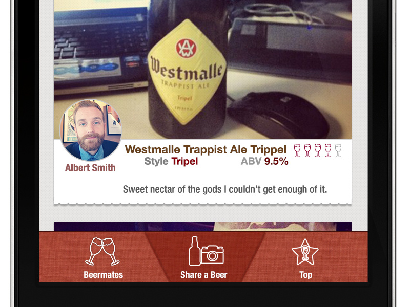 Beer App by Andrus Valulis on Dribbble