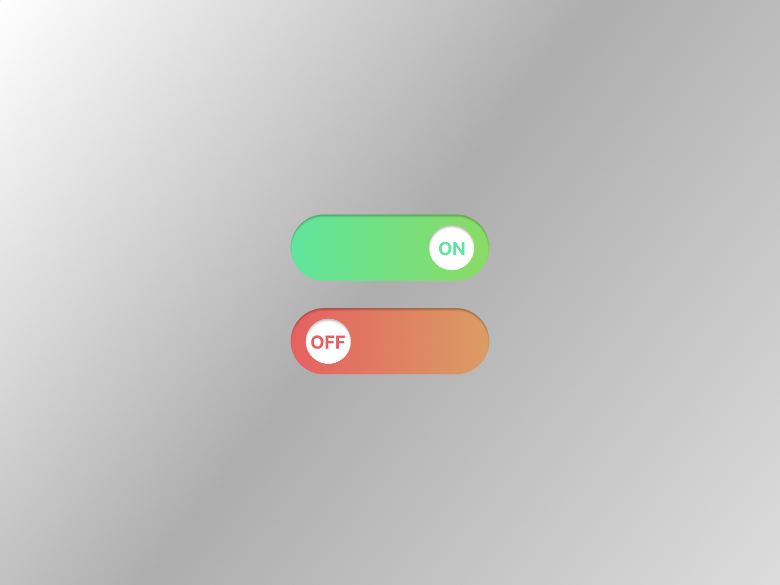 ON/OFF Switch UI Design by Jonathan Edgar on Dribbble
