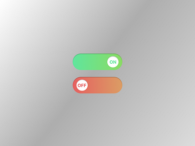 ON/OFF Switch UI Design by Jonathan Edgar on Dribbble