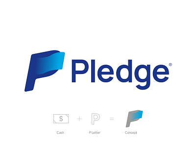 Pledge Online Banking l Logo Design