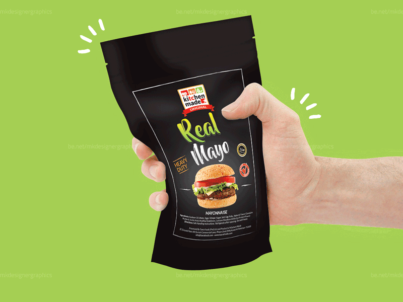Kitchen Made Pouch Packaging () branding mk designer packaging pouch sticker sticker pouch