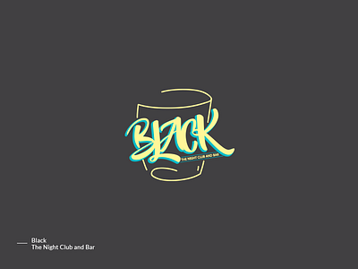 Black l The Night Club And Bar Logo bar logo design black branding logo brands 2018 logo 2018 mk designer graphics night club logo designs party logo trends 2018
