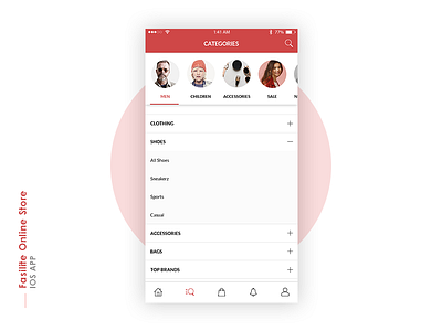 Fasilite E Commerce Mobile App UI/UX Design