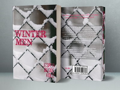 Winter Men v.2 book design books cover design