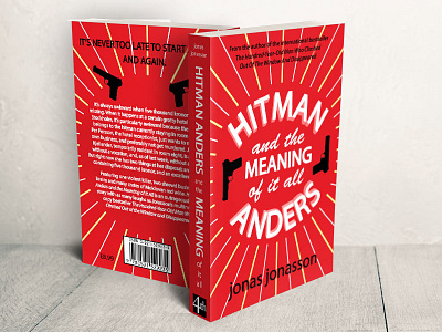 My version of Hitman Anders and the Meaning of It All book design books cover design