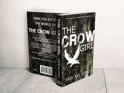 The Crow Girl Mock Up 1 book design cover design design