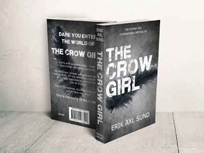 The Crow Girl Mock Up 2 book design cover design design