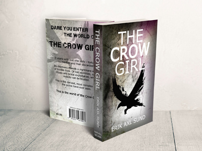 The Crow Girl Mock Up 3 book design cover design design