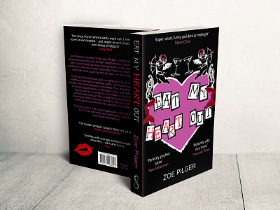 Eat My Heart Out book design cover design design