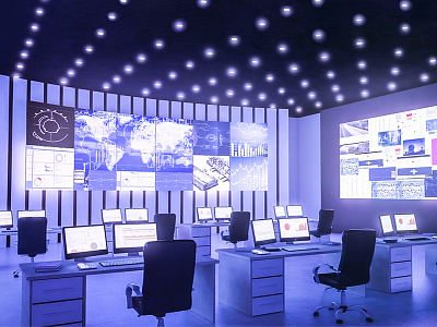 3d Visualisation Of Command Center