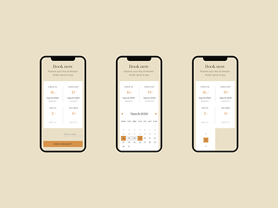Havana Hotel Casino & Spa - Booking form design hotel booking hotel website ui ux web