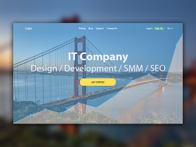 IT Company website design agency business corporate design landing page ui ux web website wordpress