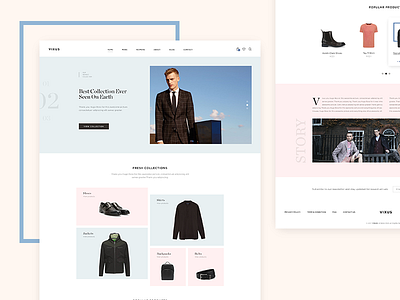 Fashion E-commerce Hompage e commerce fashion homepage user experience user interface web