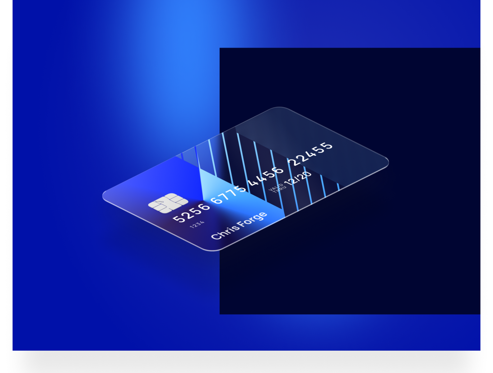 3d Frosted Glass Credit Cards By Michal Sambora On Dribbble