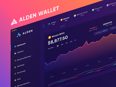 Alden Wallet: Dashboard