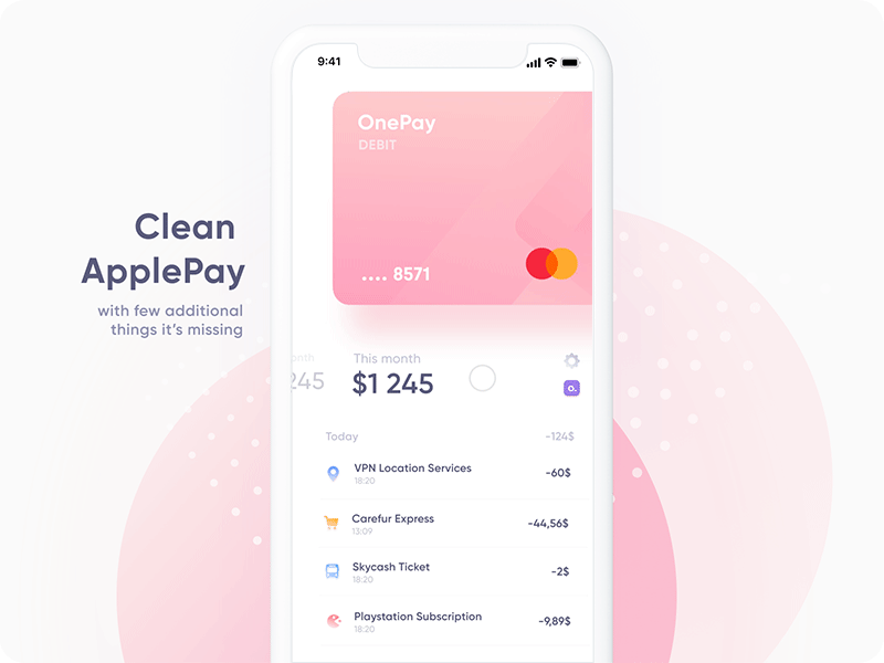 ApplePay Redesigned apple apple pay bank banking bitcoin card credit crypto dashboard exchange figma finance fintech invest money pay payment transaction visa wallet