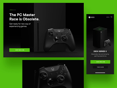 XBOX Series X 3d animation console controller design game game pad gaming industrial masterace microsoft model pc play product design product page redshift render shop xbox