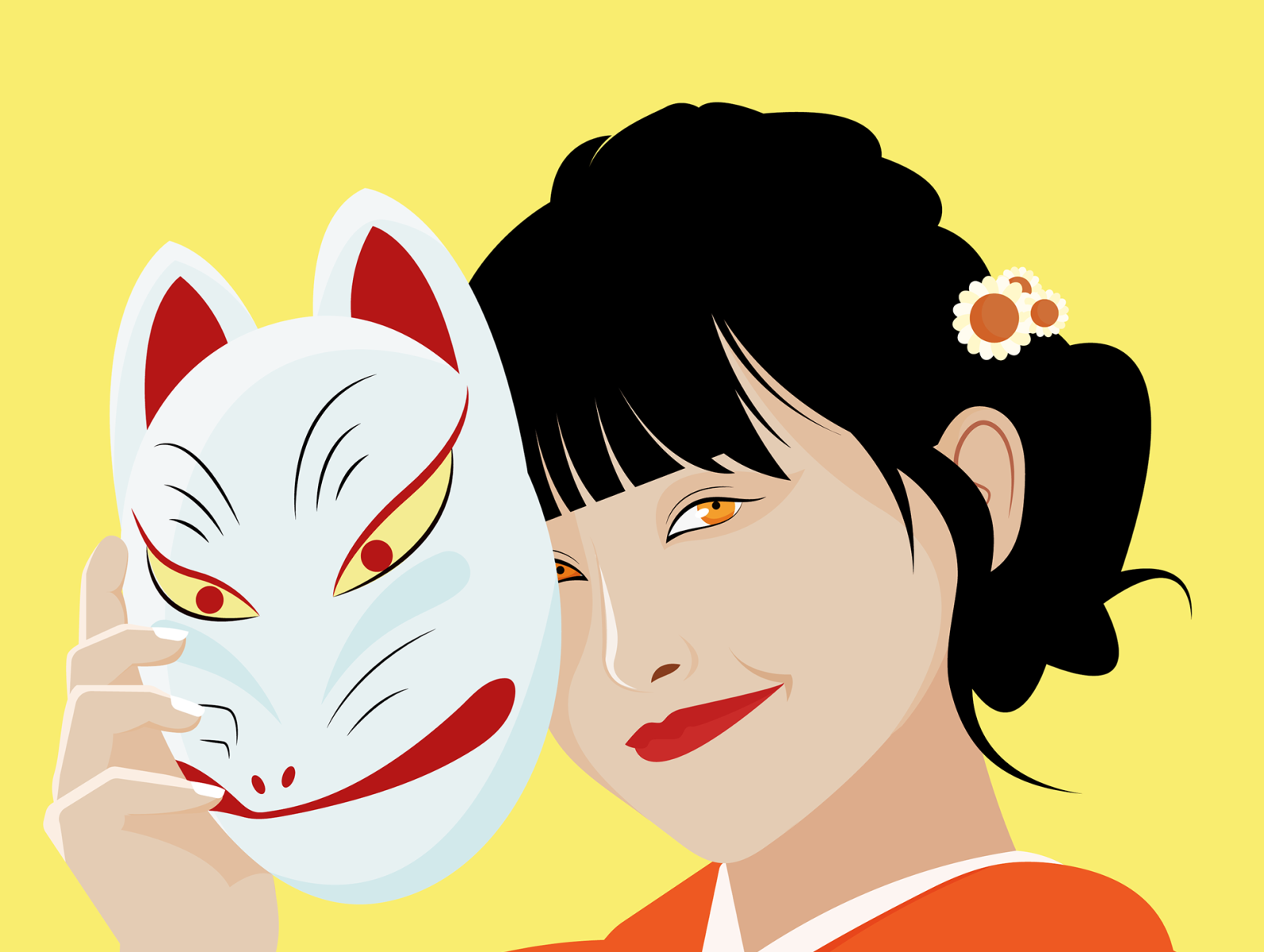 THE ASIAN MASK by Diego Escobar on Dribbble