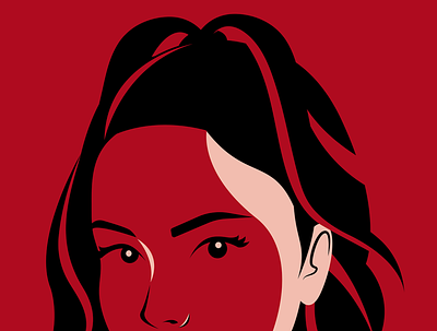 SOUCLARA IN MALIKA'S STYLE digital art favre flat girl illustration malika modern vector