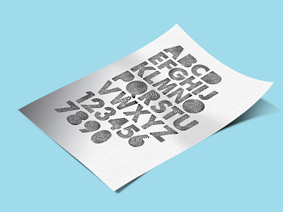 Fingerprint font